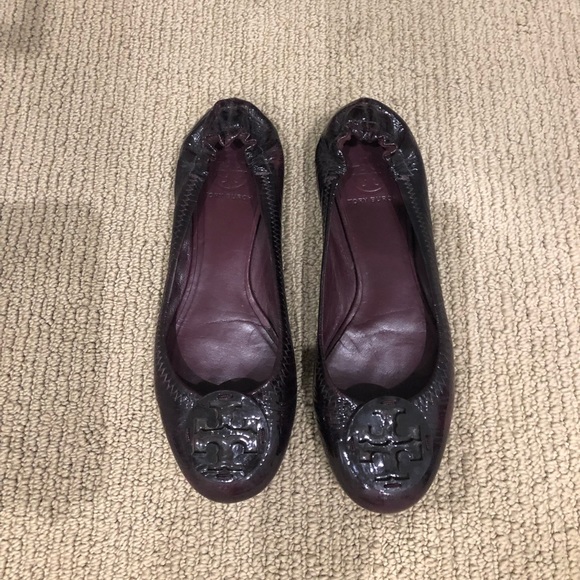 Tory Burch Maroon flats - Picture 2 of 2